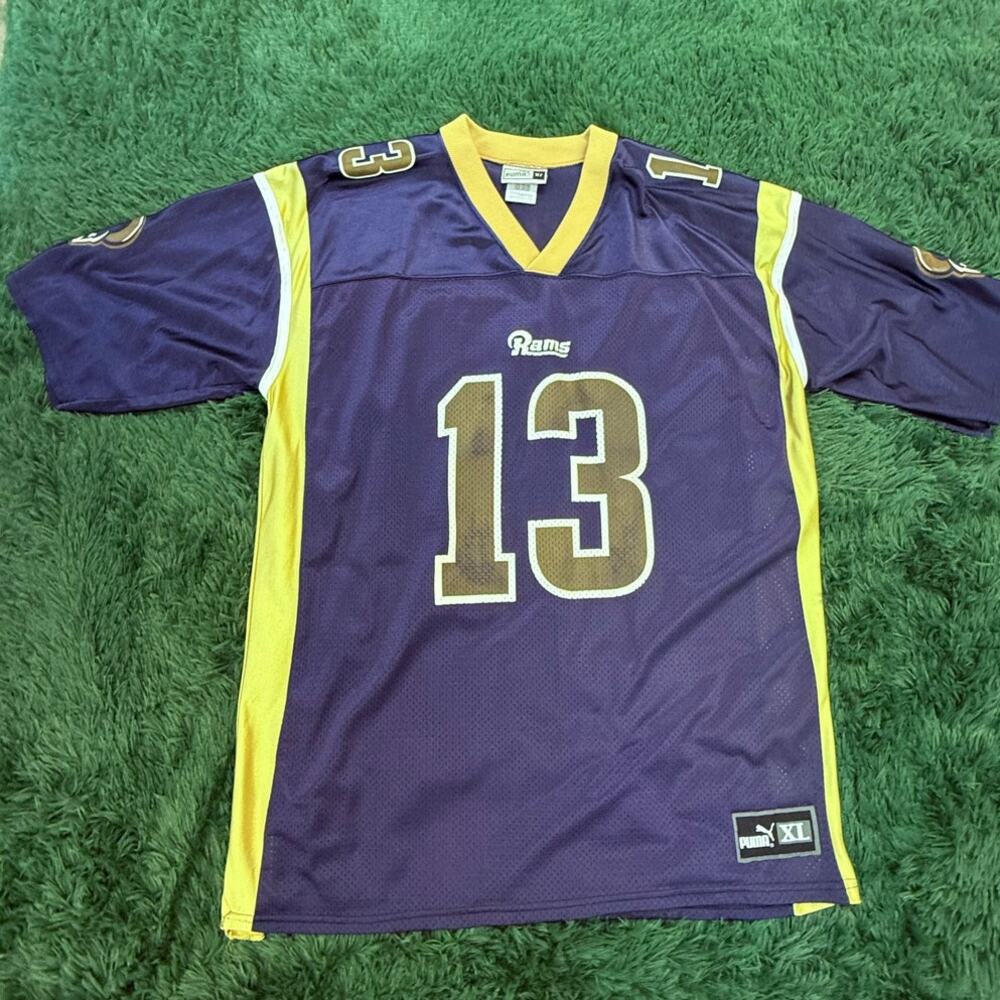 St. Louis Rams Kurt Warner Jersey Y2K NFL Puma Kurt